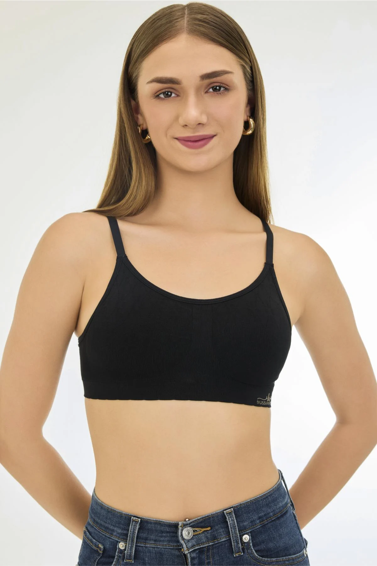 Buy Knitted Seamless Non-Bonded Underband Removable Pad Ultra-Light Breathable jacquard Bra