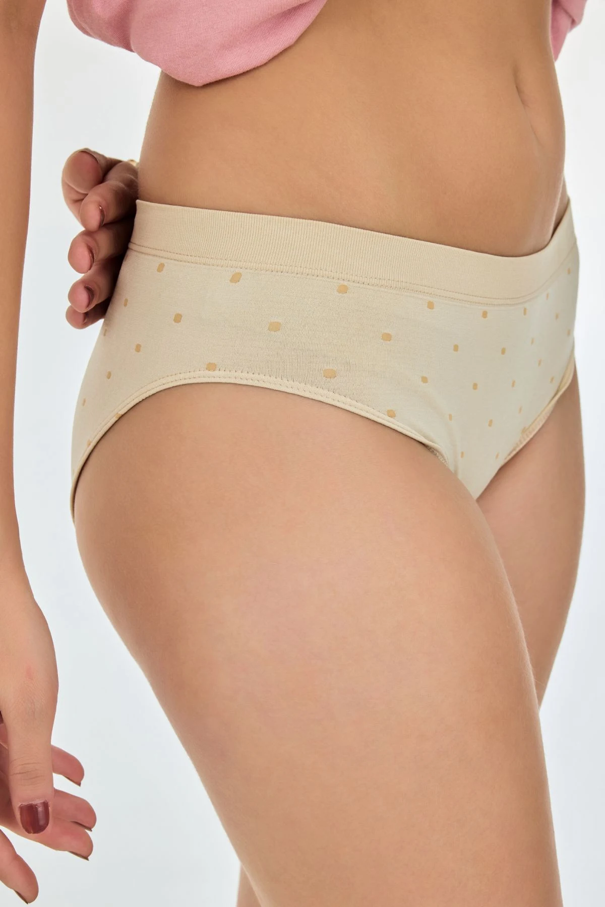 Buy Knitted Seamless Mid-Rise Invisible Waistband Ultra-Light 4-Way Stretch Luxe Panty 2 Pack