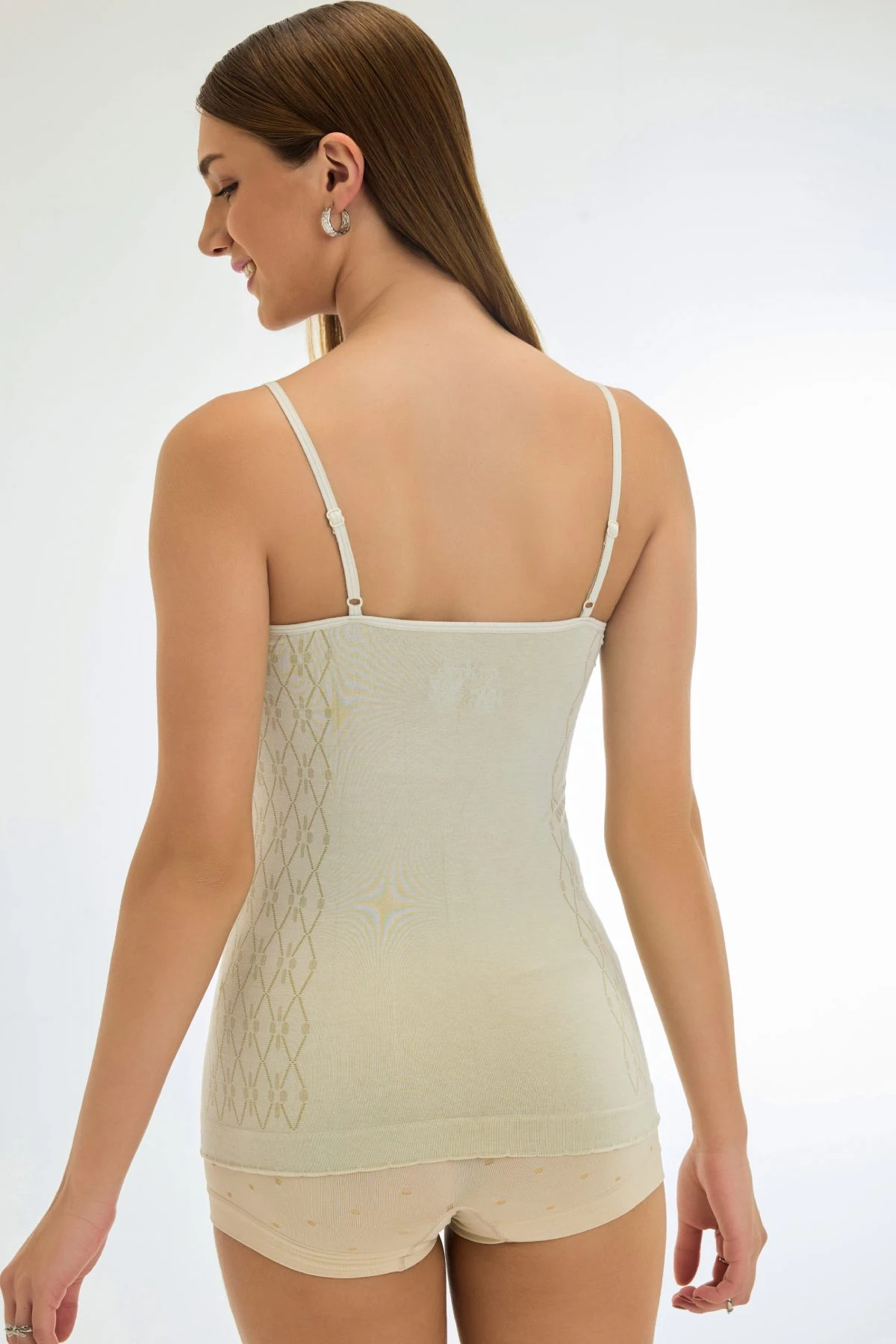 Buy Knitted Seamless Second-Skin Fit Ultra-Lightweight Buttery Soft Adjustable Straps Modal Camisole