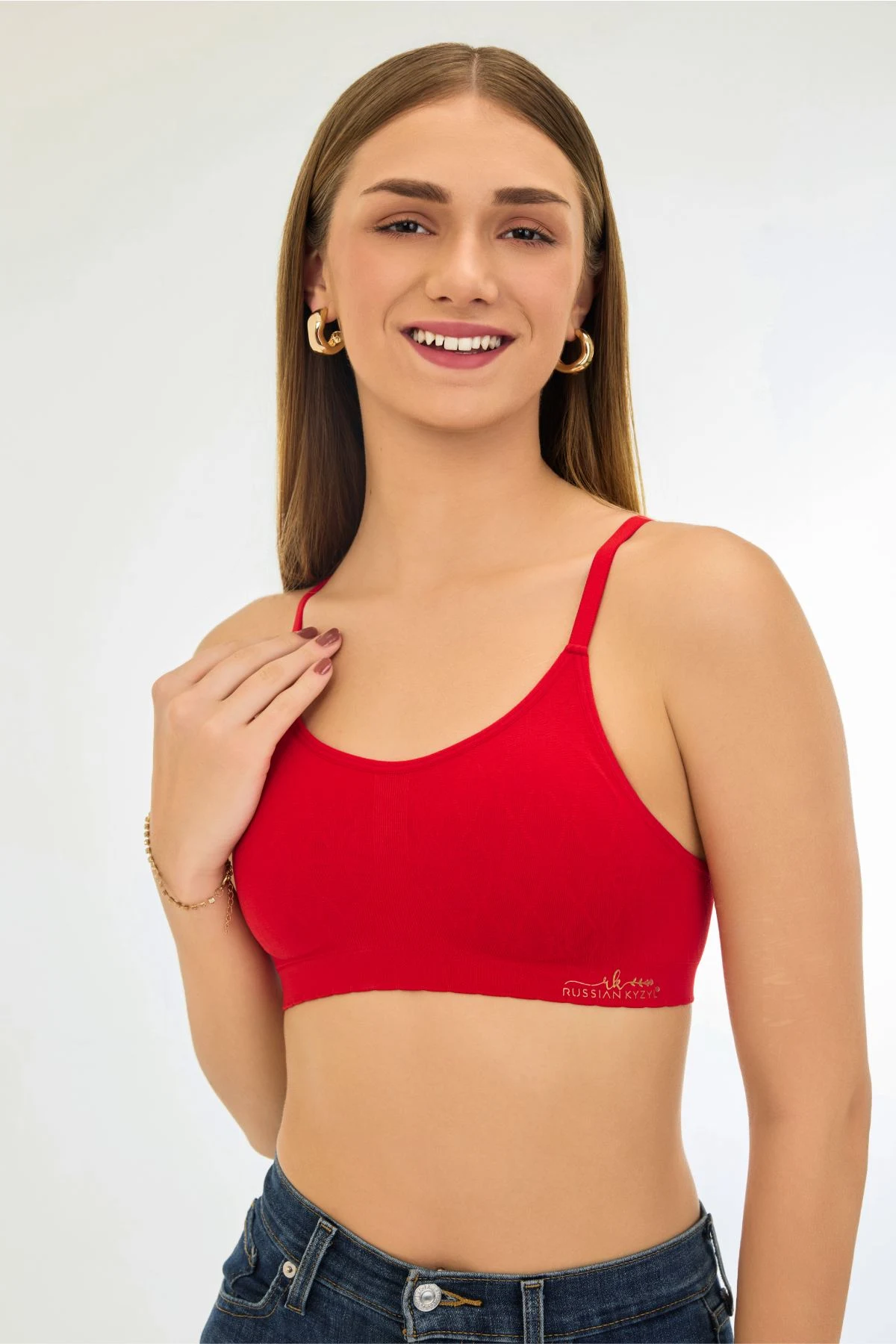 Buy Knitted Seamless Non-Bonded Underband Removable Pad Ultra-Light Breathable jacquard Bra