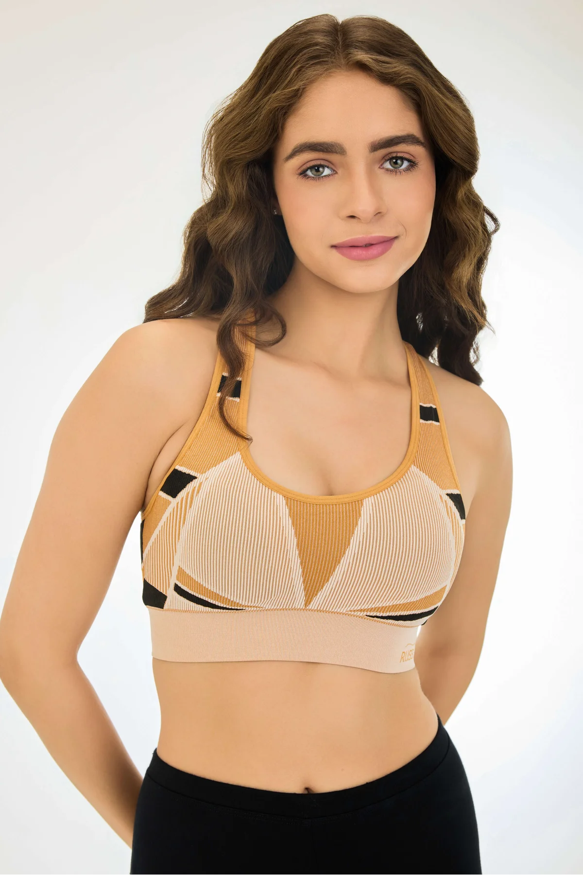 Buy Knitted Seamless Multi-Angle 360° Stretch Removable padding Medium Impact Sports Bra