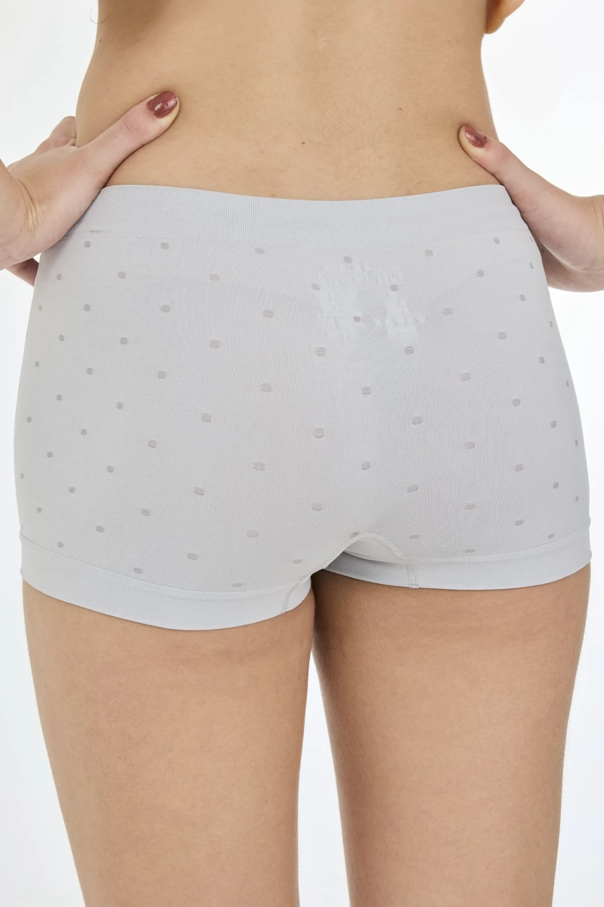 Buy Knitted Seamless Mid Rise No Dig Waistband Ultralight 4 Way Stretch Luxe Boyshorts 2 Pack