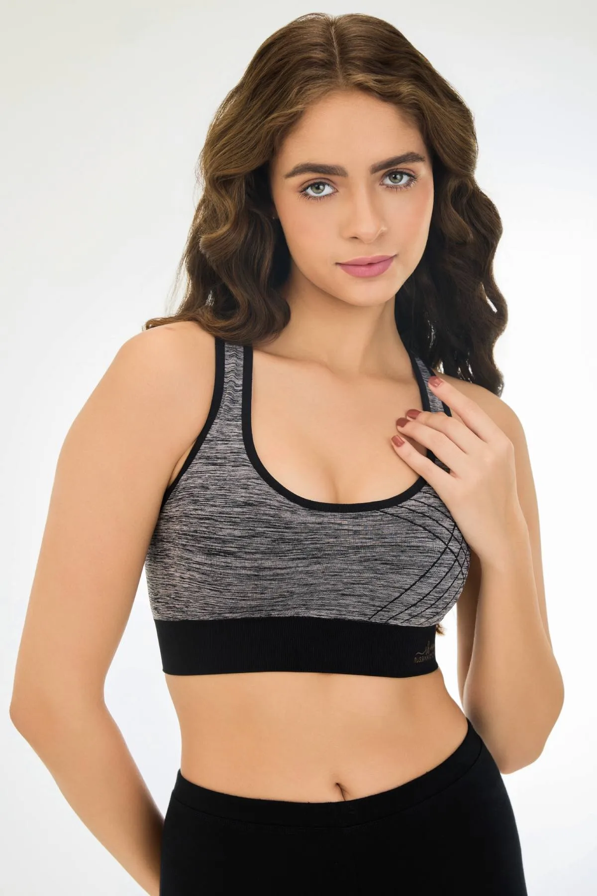 Buy Knitted Seamless Move-Easy Racerback Medium Impact Removable Pad Sports Bra