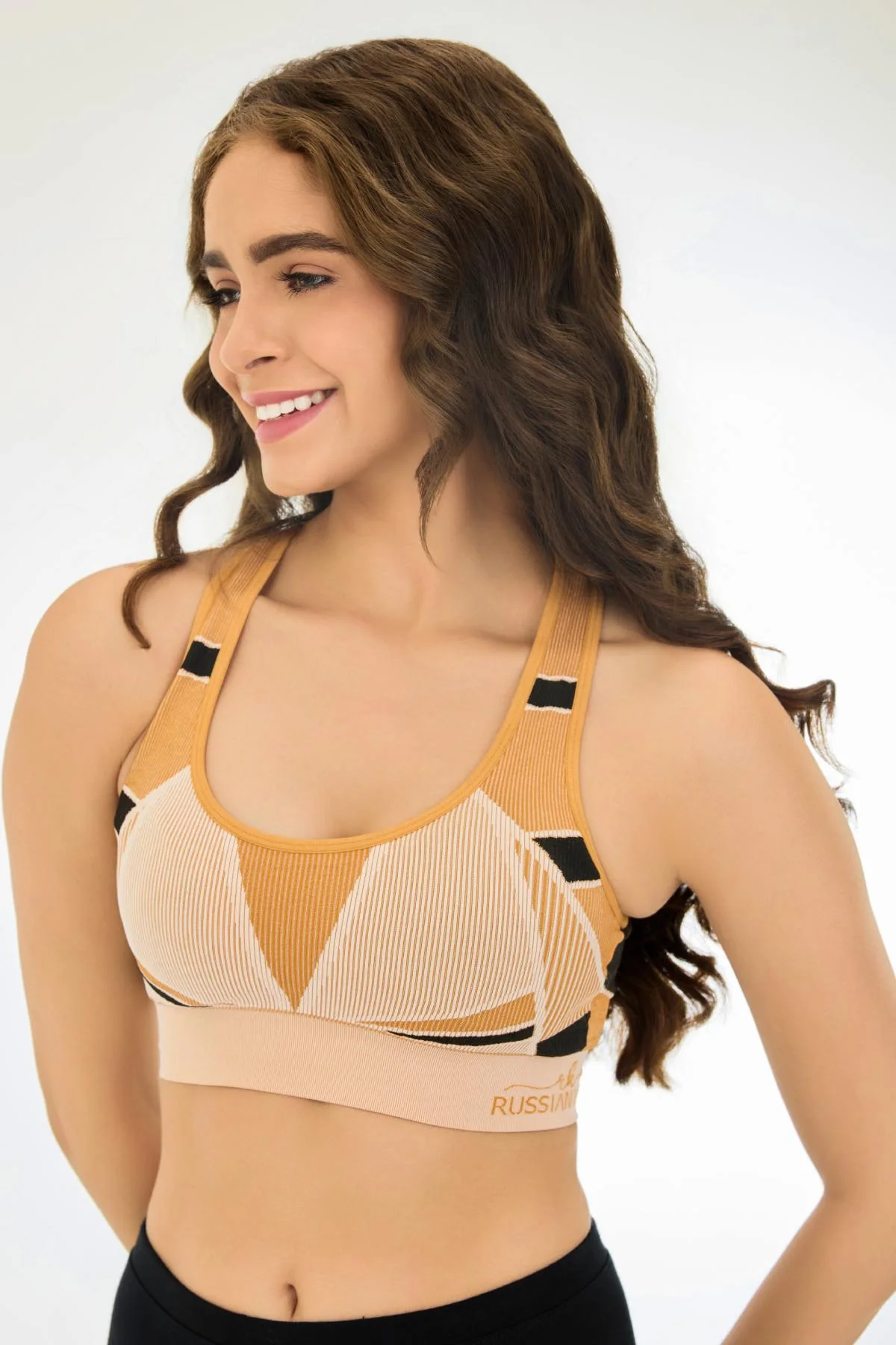 Buy Knitted Seamless Multi-Angle 360° Stretch Removable padding Medium Impact Sports Bra