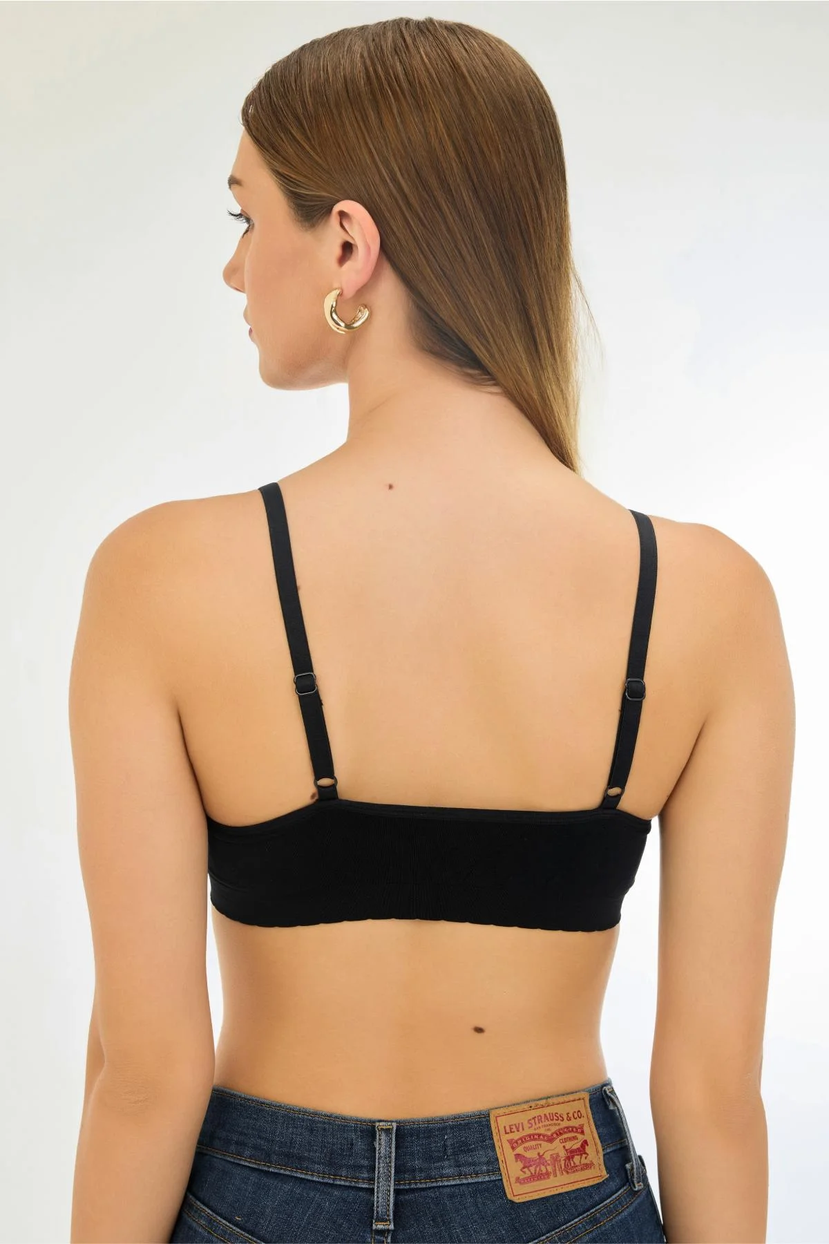 Buy Knitted Seamless Non-Bonded Underband Removable Pad Ultra-Light Breathable jacquard Bra